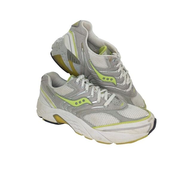 Saucony Grid Stabil MC5 Womens Pre-owned Gray & Silver Sneakers - s. 8 - Picture 1 of 6
